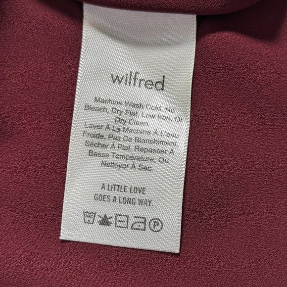 Wilfred  Aritzia Pleated Wrap Dress - Picture 7 of 10